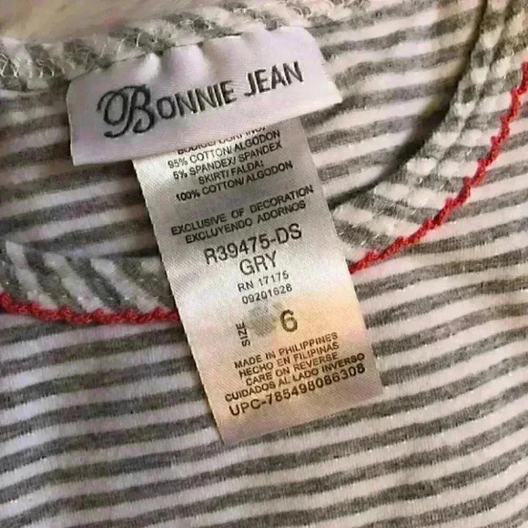Lot of 3 dresses Carters 8 Carters 5t Bonnie Jean 6 Sold together only - Picture 5 of 5